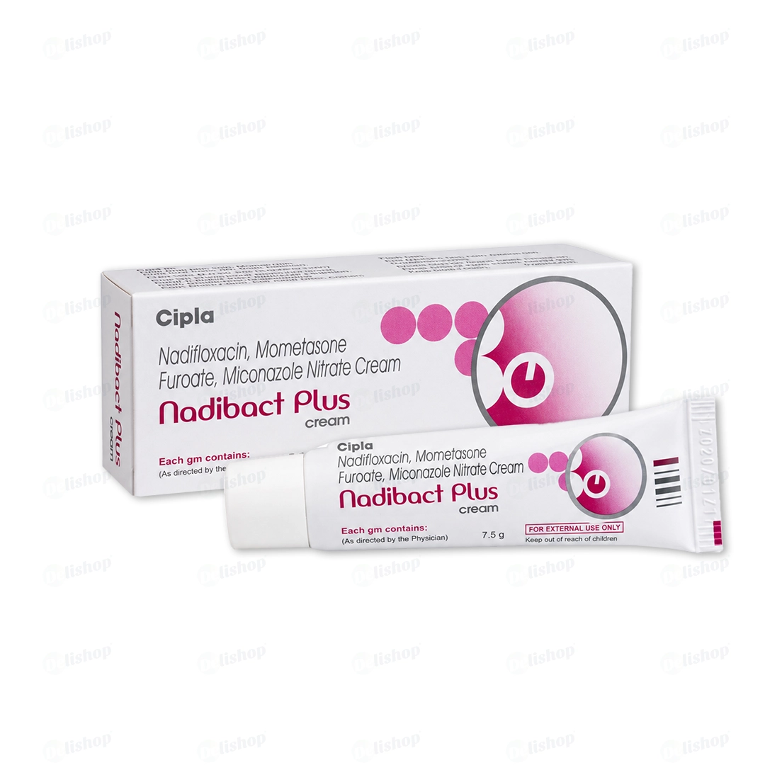 나디백트 플러스 크림 10g (나디플록사신 Nadifloxacin 1% + 미코나졸 Miconazole 2% + 모메타손푸로에이트 Mometasone Furoate 0.1%)