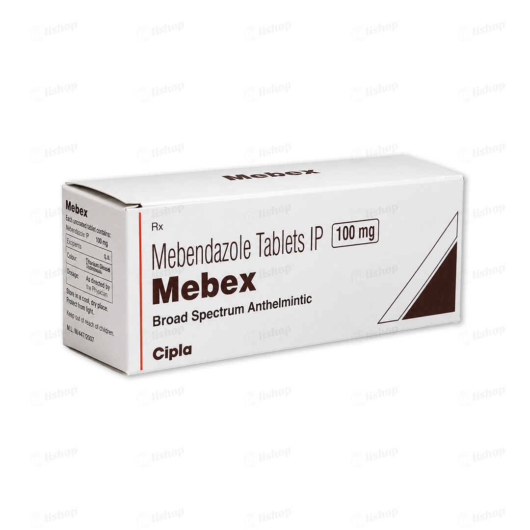 메벡스 100 (메벤다졸 Mebendazole 100mg)