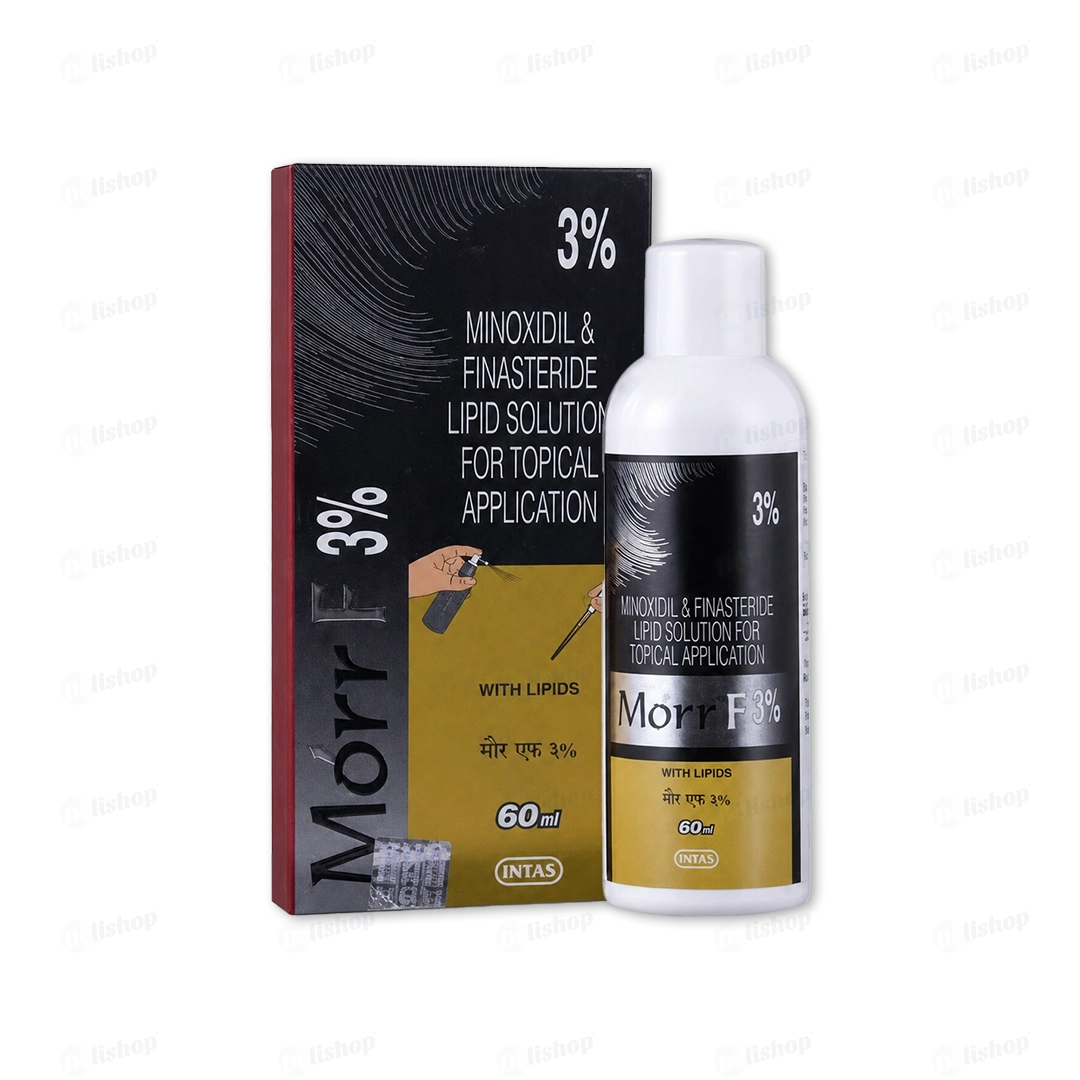 모르 F 3% 60ml (미녹시딜 Minoxidil 3% + 피나스테리드 Finasteride 0.1%)