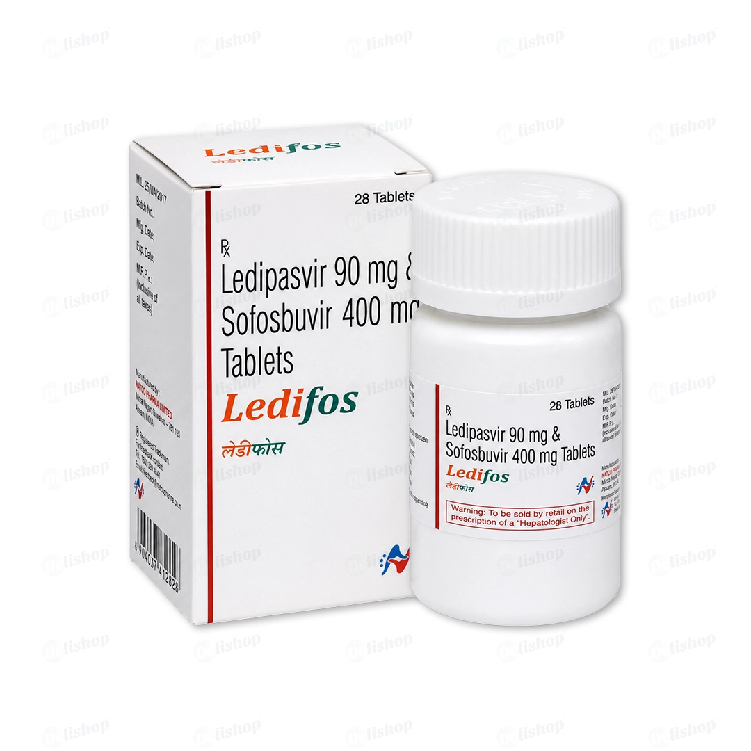 레디포스 (레디파스비르 Ledipasvir 90mg + 소포스부비르 Sofosbuvir 400mg)