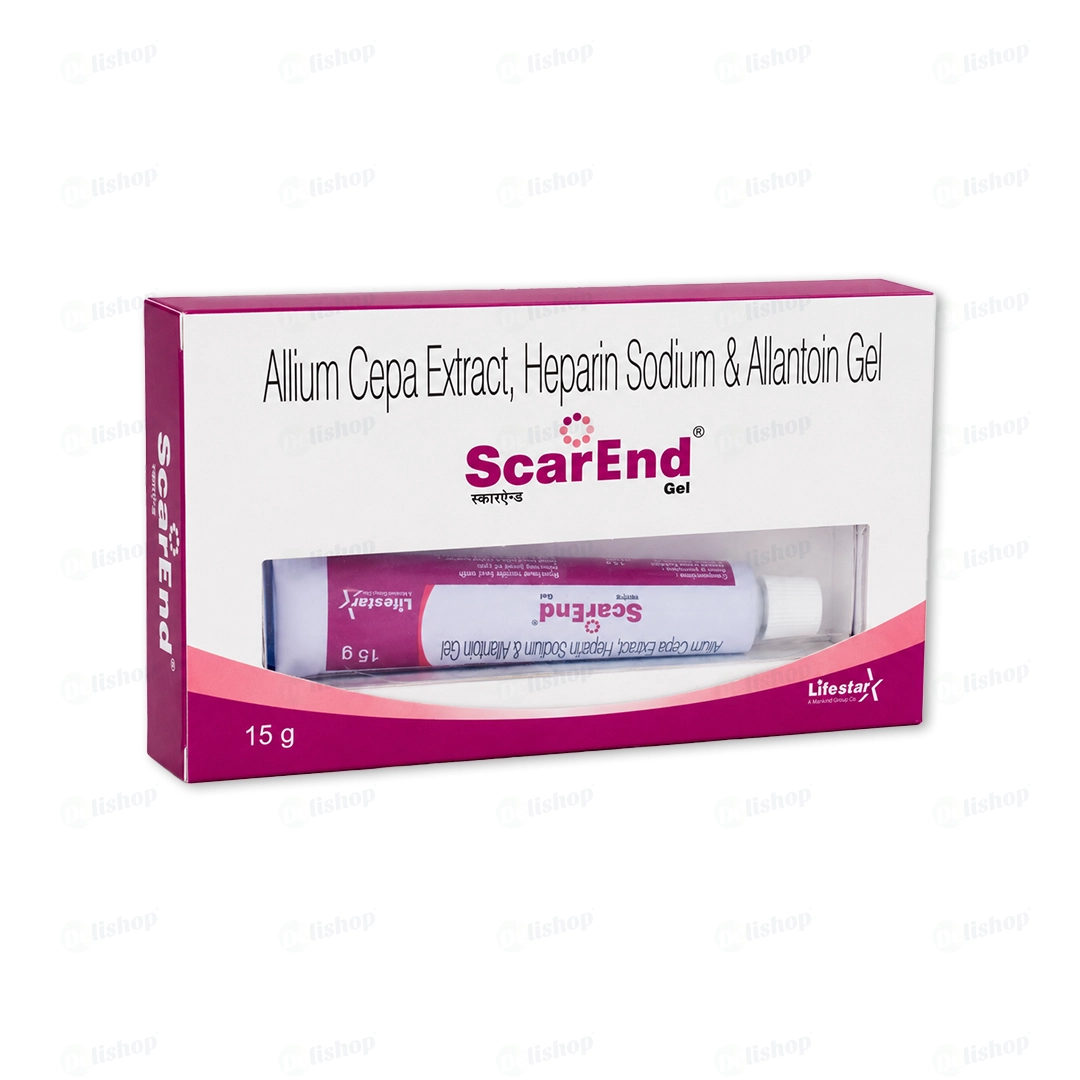 스카엔드 15g (알리움세파추출물 Alium Cepa Extract + 헤파린 나트륨 Heparin Sodium + 알란토인 Allantoin)