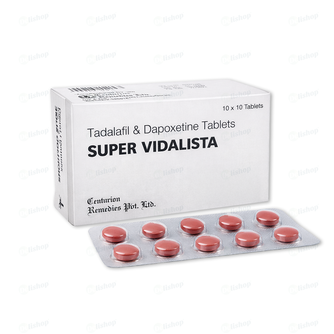 [시알리스+프릴리지 제네릭] 슈퍼 비달리스타 (타다라필 + 다폭세틴)