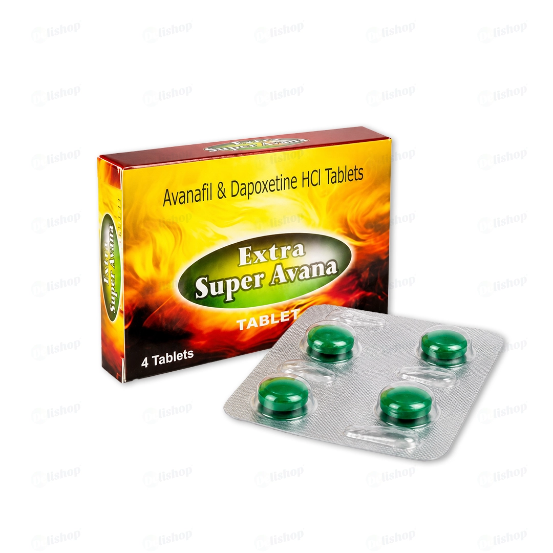 엑스트라 슈퍼 아바나 (아바나필 Avanafil 200mg + 다폭세틴 Dapoxetine 60mg)