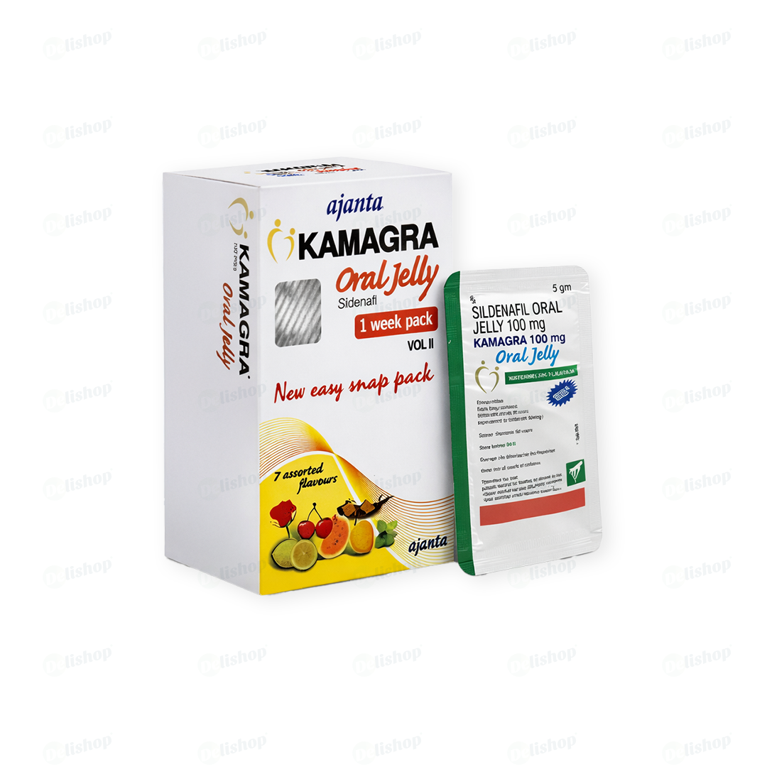 카마그라 오랄 젤리 과일맛 II (실데나필 100mg, 짜먹는 젤리형)
