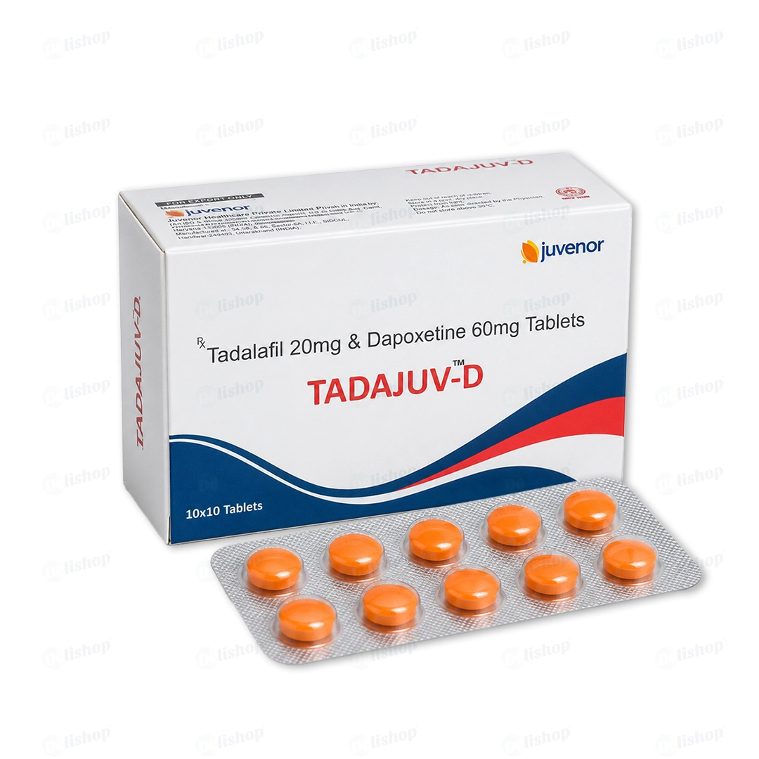 타다주브 20 D (타다라필 Tadalafil 20mg + 다폭세틴 Dapoxetine 60mg)