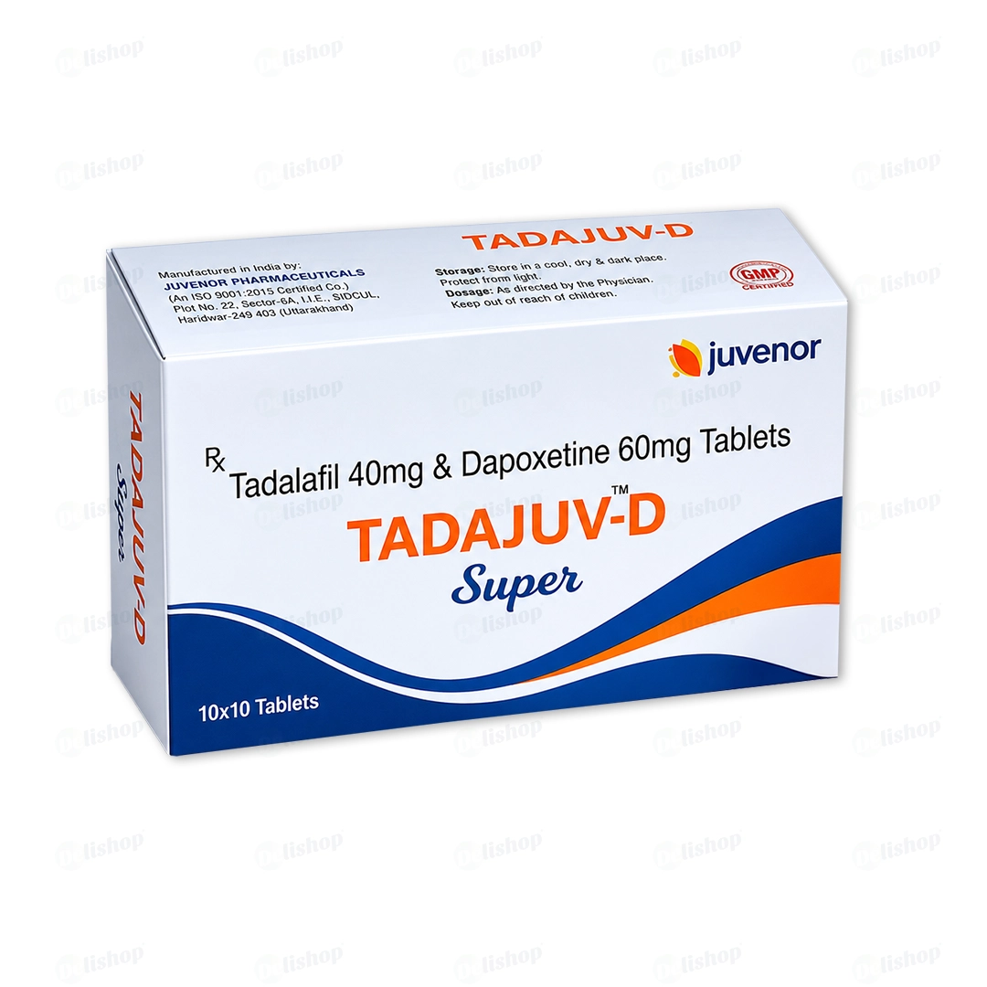 타다주브 40 D SUPER (타다라필 Tadalafil 40mg + 다폭세틴 Dapoxetine 60mg)