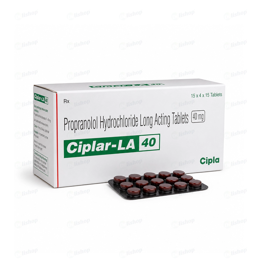 시플라 LA 40 서방형 (프로프라놀롤염산염 Propranolol Hydrochloride 40mg)