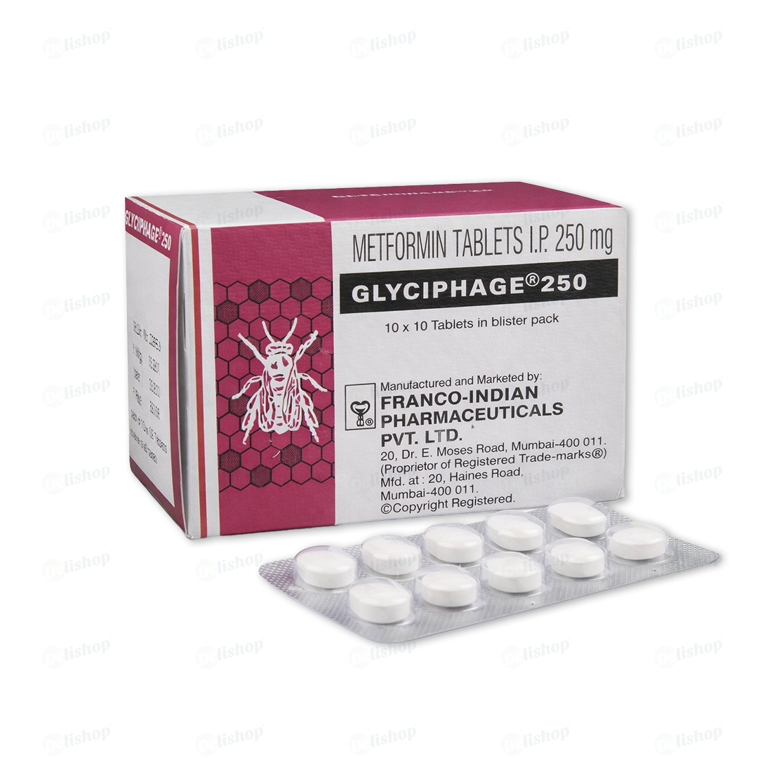 글리시파지 250 (메트포르민 250mg)