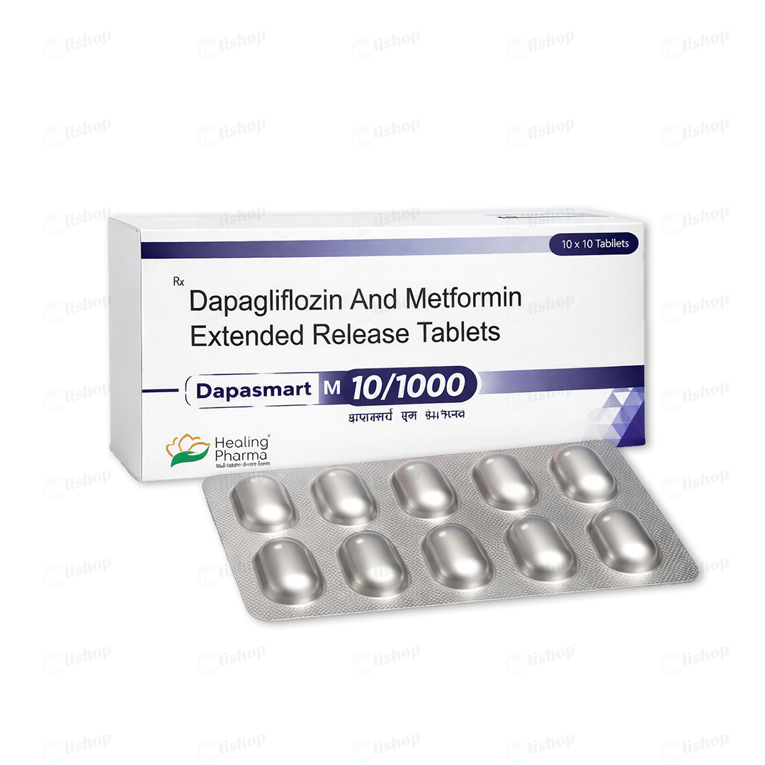 [포시가정] 다파스마트M 10/1000  (Dapagliflozin 10mg + Metformin 1000mg)