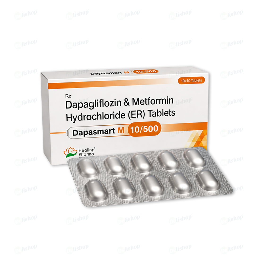 [포시가정] 다파스마트M 10/500 (Dapagliflozin 10mg + Metformin 500mg)