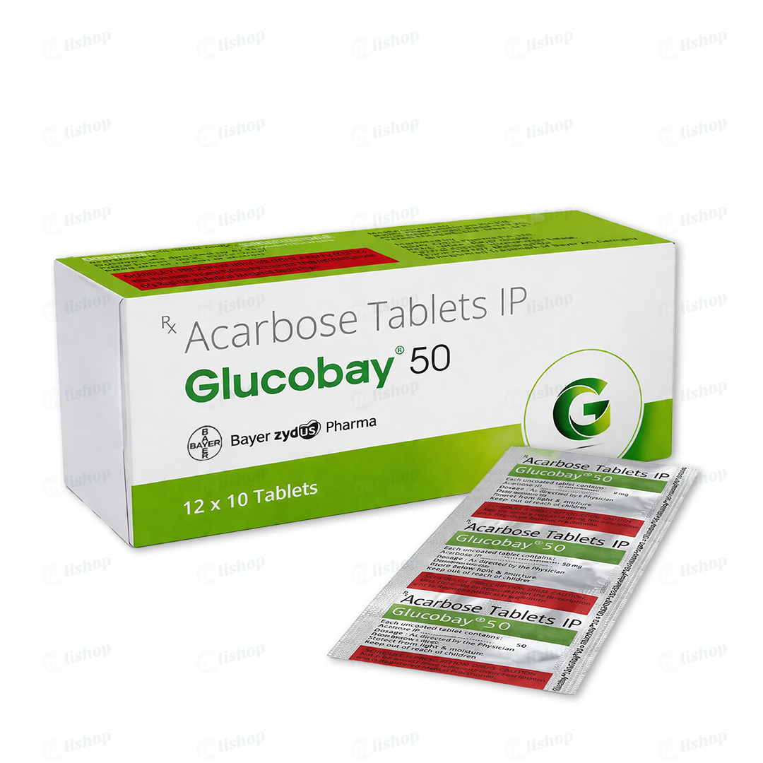 글루코바이 50(아카보스 50mg)