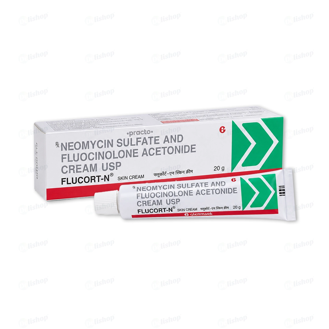 플루코트 N 스킨 크림 20g (플루오시놀론아세토니드 Fluocinolone Acetonide 0.25mg + 네오마이신 황산염 Neomycin Sulfate 3.5mg)