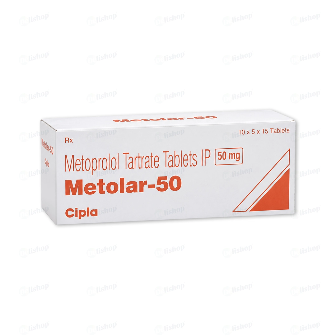 메토라 50 (메토프로롤타르타르산염 Metoprolol Tartrate 50mg)