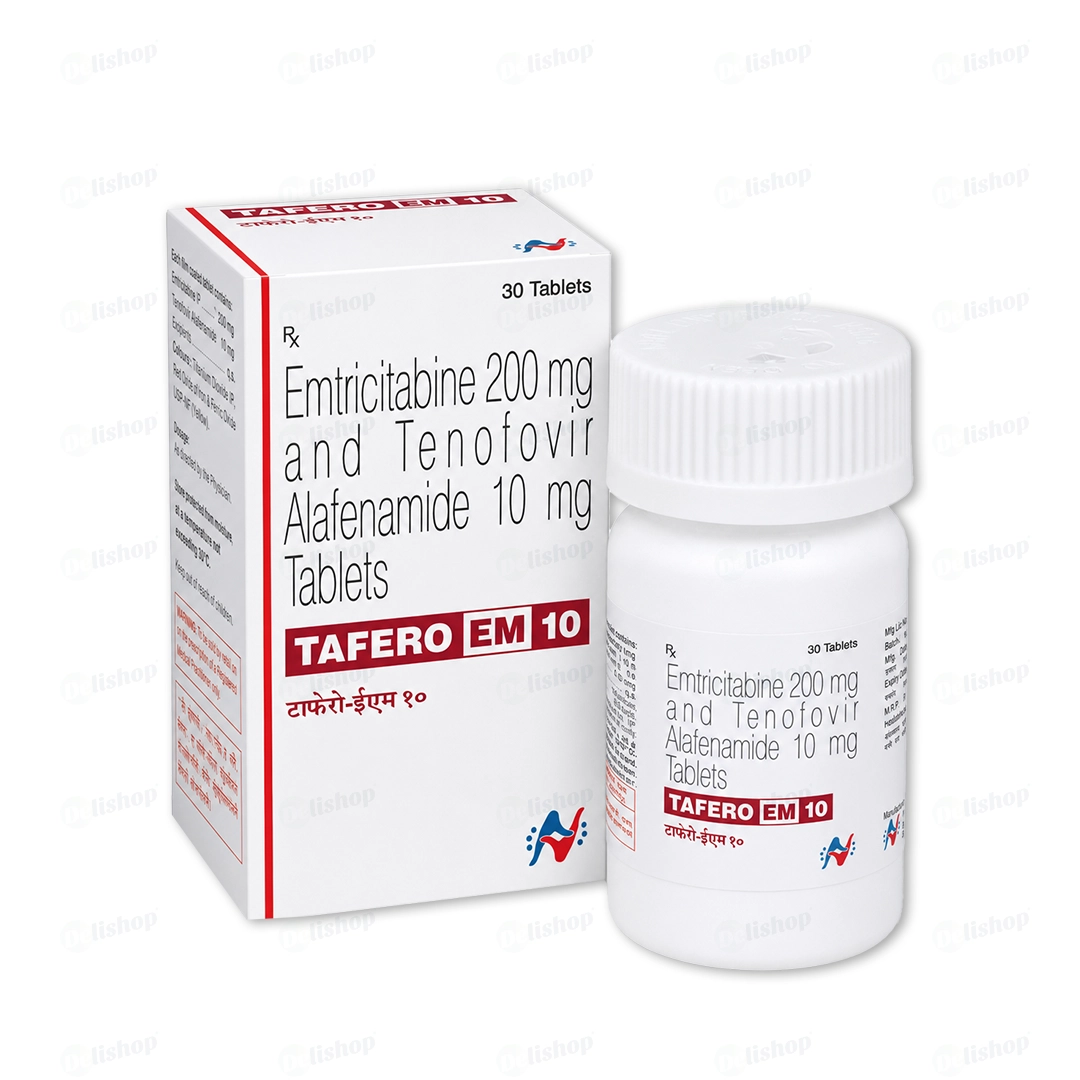 타페로 EM 10 (엠트리시타빈 Emtricitabine 200mg + 테노포비르알라페나미드 Tenofovir Alafenamide 10mg)