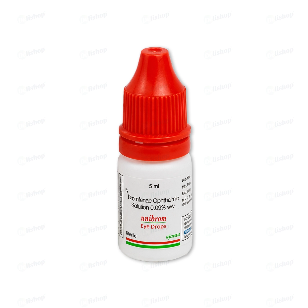 유니브롬 점안액 0.09% 5ml (브롬페낙 Bromfenac 0.09%)