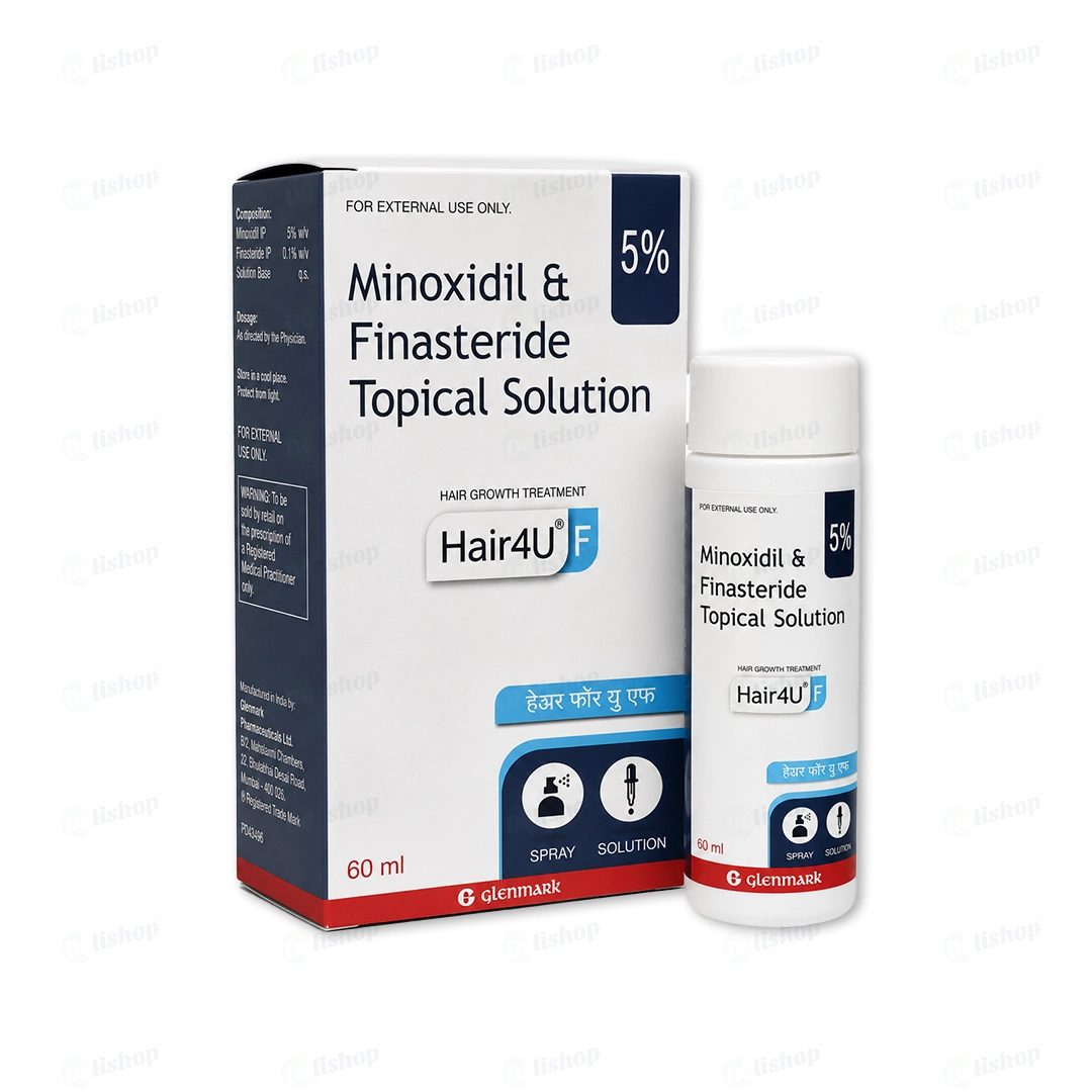 헤어포유 F 5/0.1 60ml (미녹시딜 Minoxidil 5% + 피나스테리드 Finasteride 0.1%)