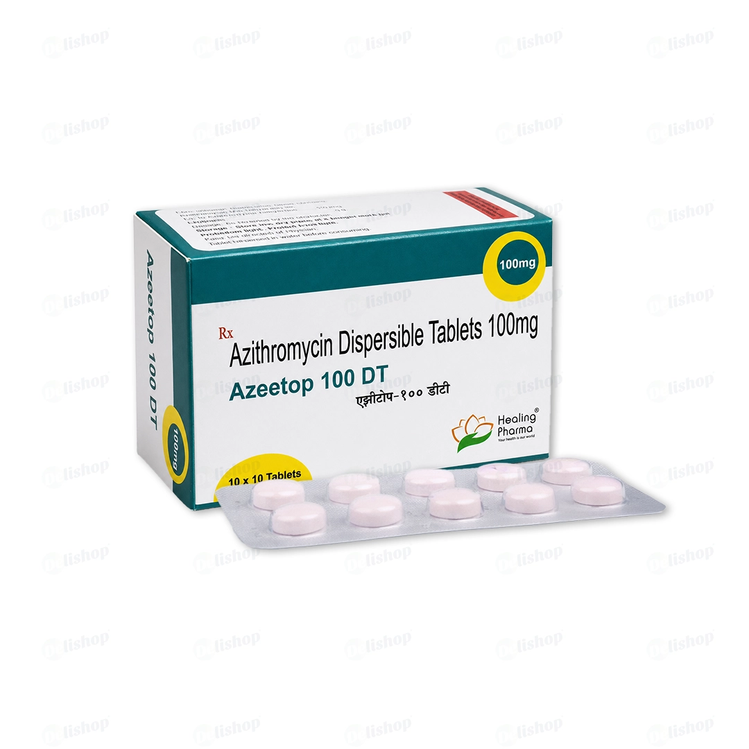 아지탑 100 DT (아지트로마이신 Azithromycin 100mg)