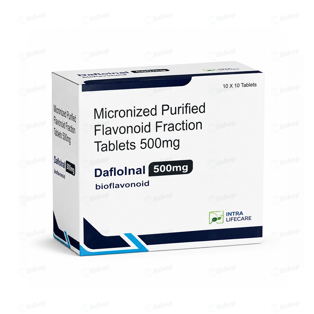 다플로힐 500mg(마이크로화 정제 플라보노이드 복합체)