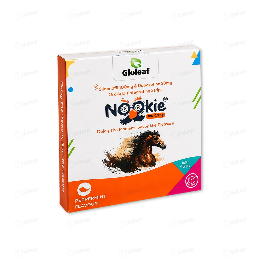 누키 필름형 (실데나필 Sildenafil 100mg + 다폭세틴 Dapoxetine 20mg)