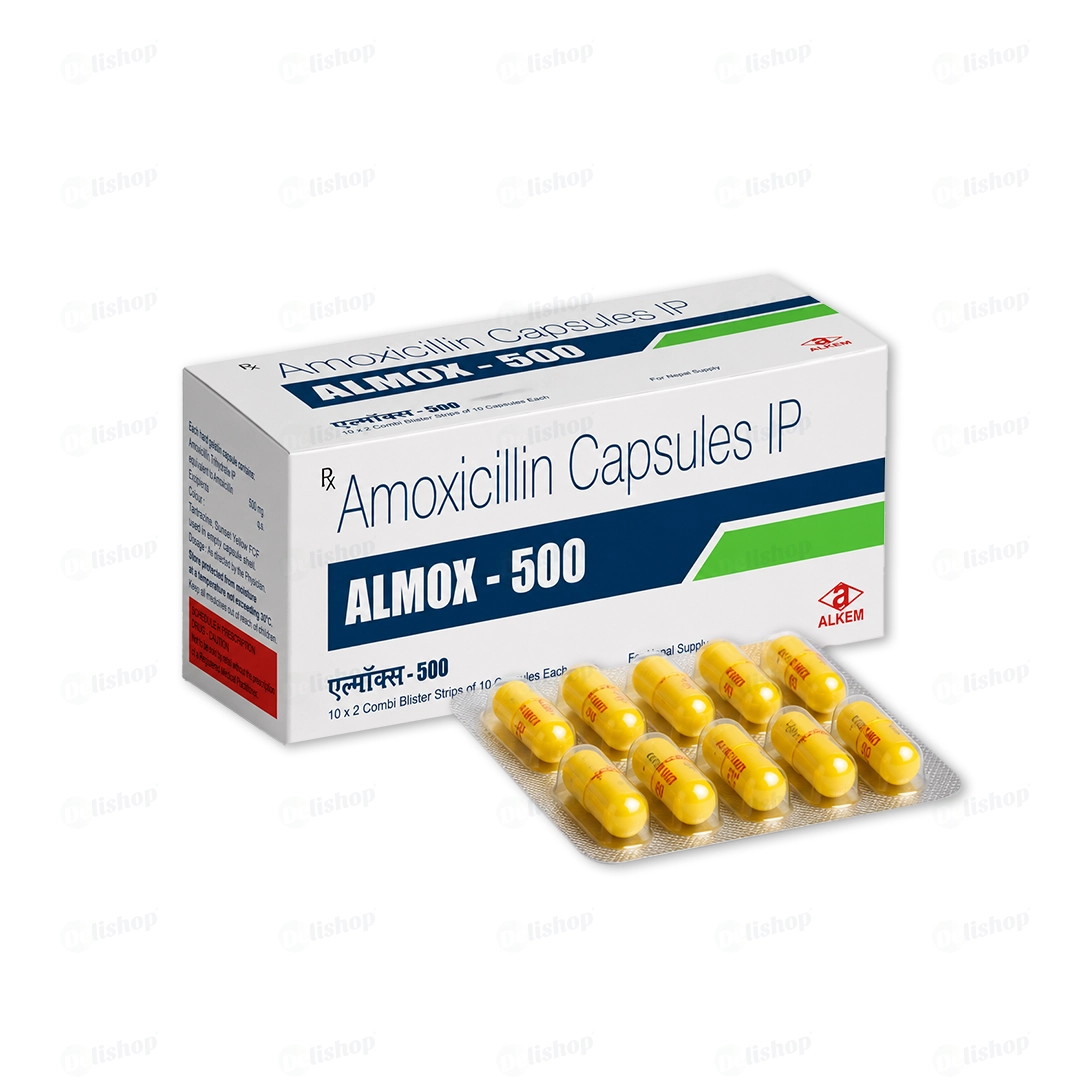 아목시실린캡슐 알목스 500mg(아목시실린 500mg)