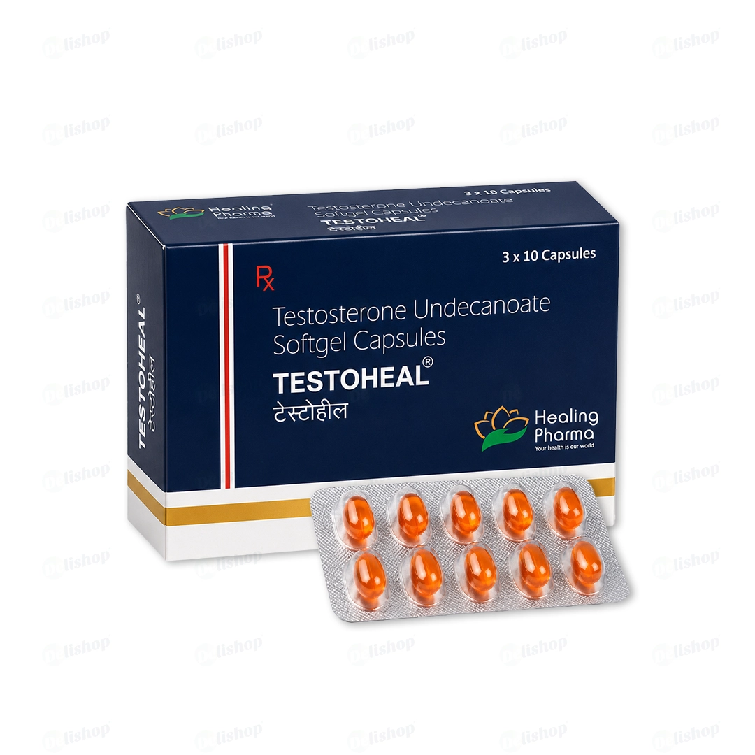 알약형 테스토힐(테스토스테론 40mg 연질 캡슐 남성호르몬)