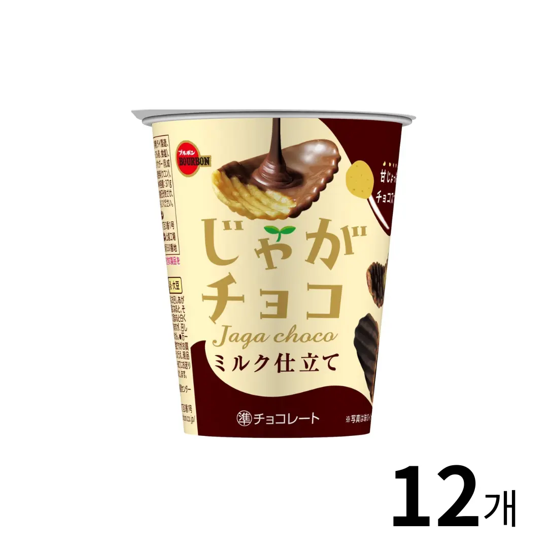 부르봉(bourbon) 쟈가쵸코 감자칩 37g 12개 세트