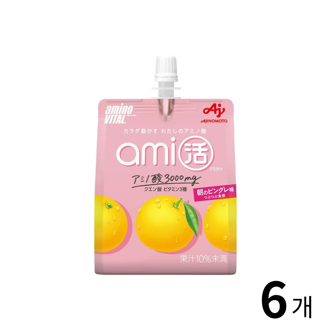아미노바이탈 에너지 자몽맛 130g 6개 세트