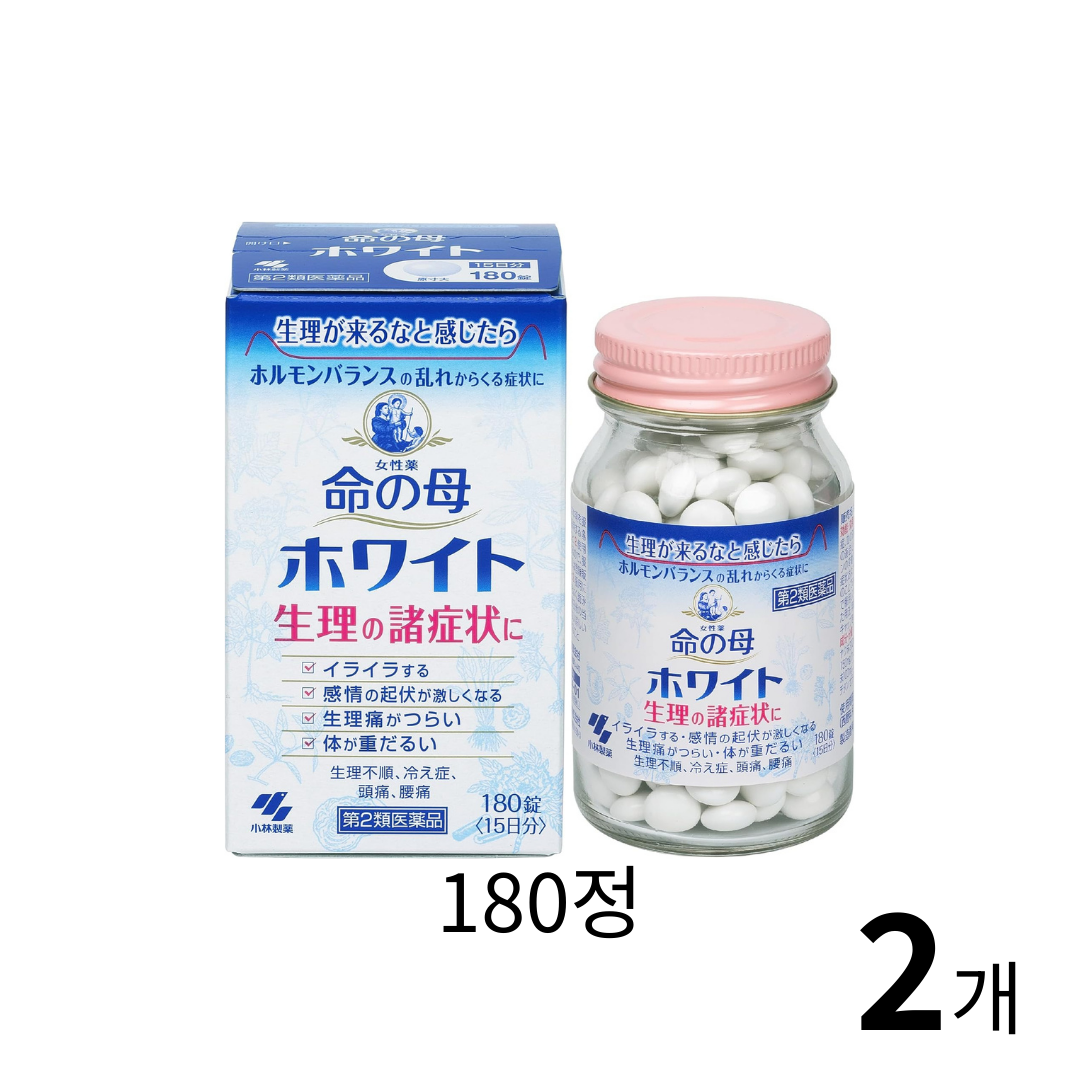 이노치노하하 화이트 180정 2개 세트