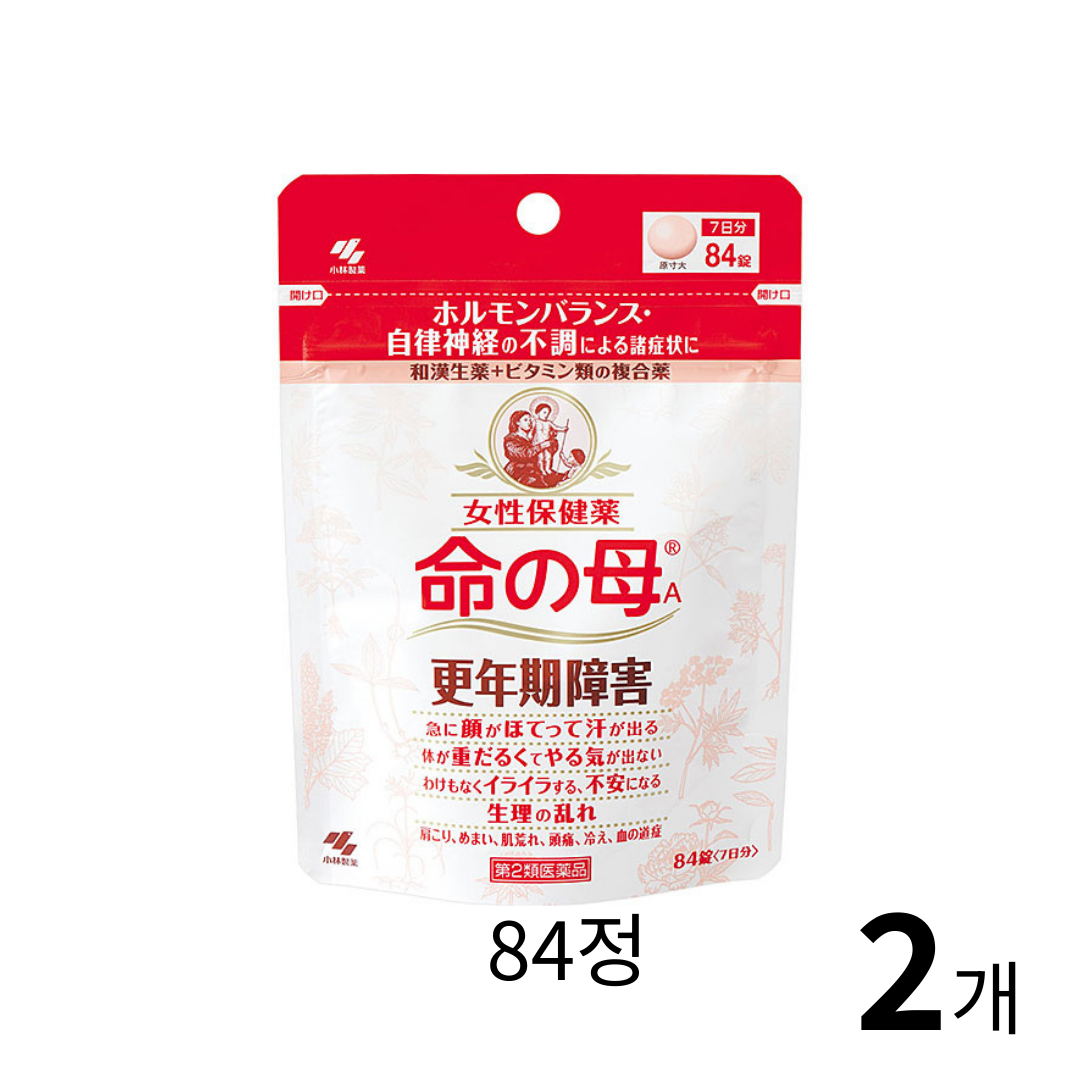 이노치노하하 A 핑크 84정 2개 세트