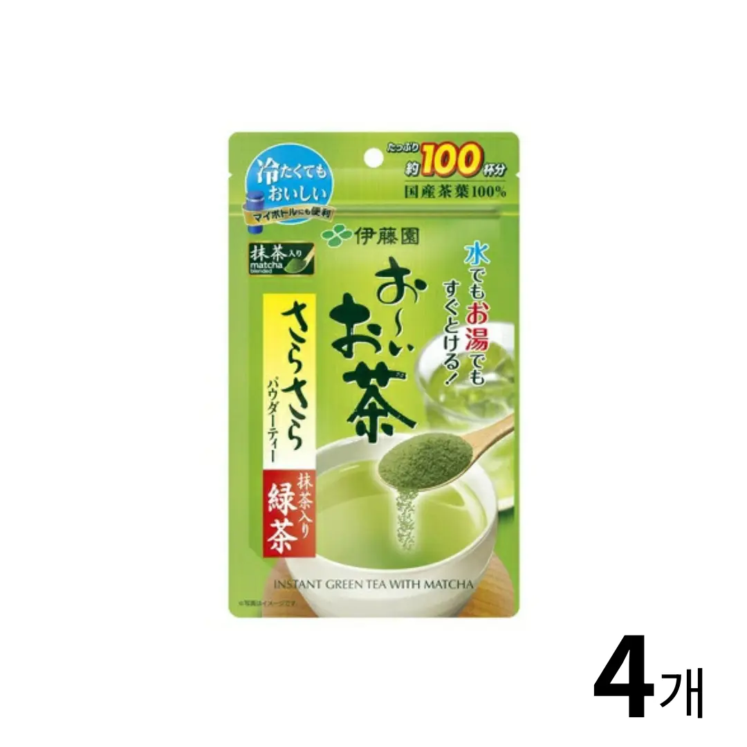 이토엔 말차 가루 80g 4개 세트