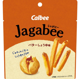 카루비 쟈가비 감자스틱 버터간장맛(38g)