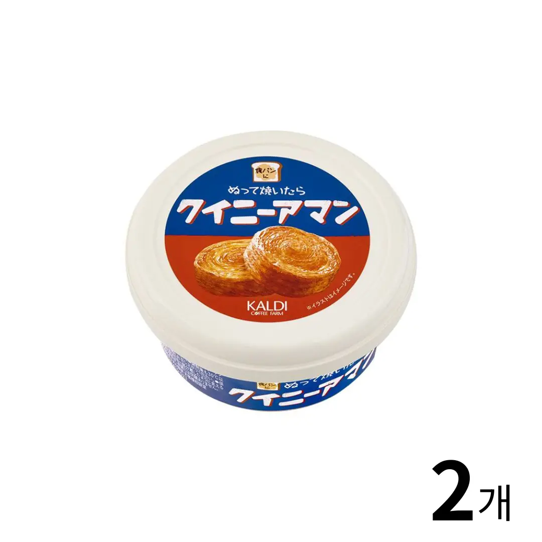 KALDI 칼디 바르고 구우면 빵 퀸아망 110g 2개 세트