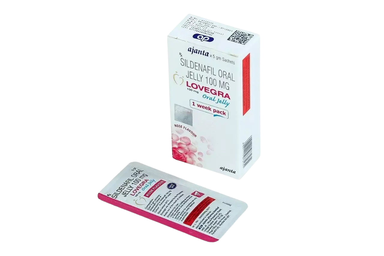 러브그라 오랄 젤리 100 (실데나필 Sildenafil 100mg)