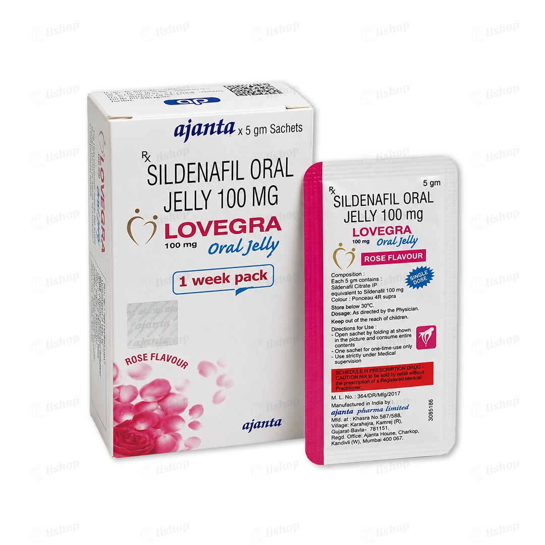 러브그라 오랄젤리 (실데나필 Sildenafil 100mg)