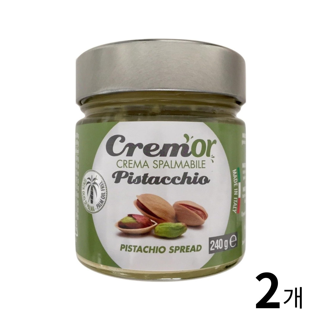 두쫀쿠 피스타치오 스프레드 크레몰 cremor 240g 2개 세트