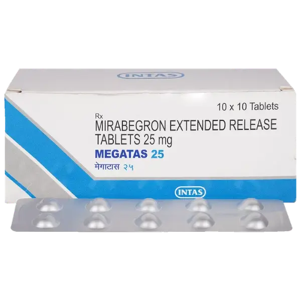베타미가 메가타스 25mg(미라베그론 Mirabegron 25mg)