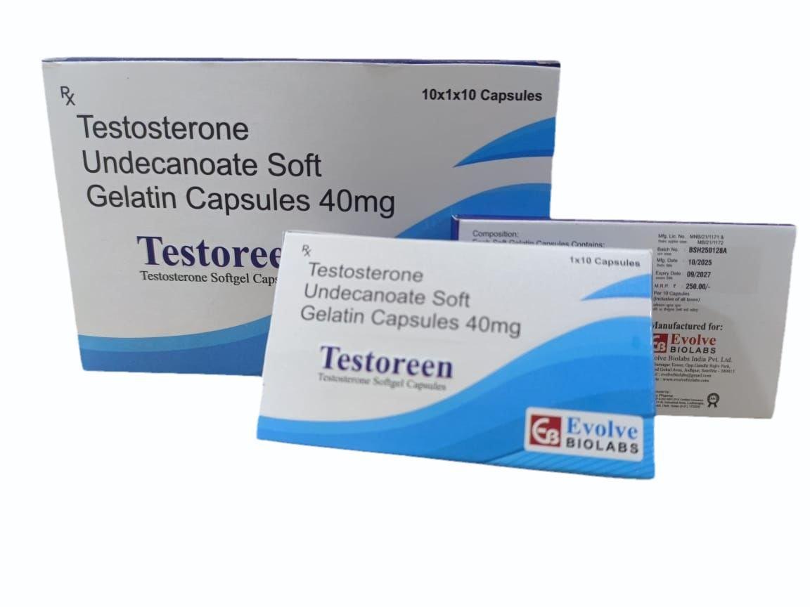 테스토린 알약형(테스토스테론 40mg 남성호르몬 연질캡슐)