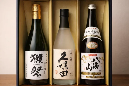 일본 사케 닷사이23 쿠보타 핫카이산 비교 이미지