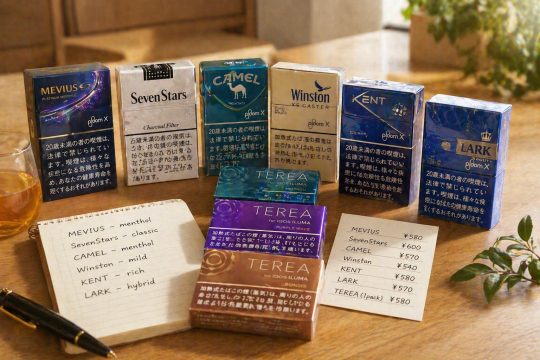 메비우스 추천 제품을 취향별로 고르는 일본 담배 선택 가이드 이미지