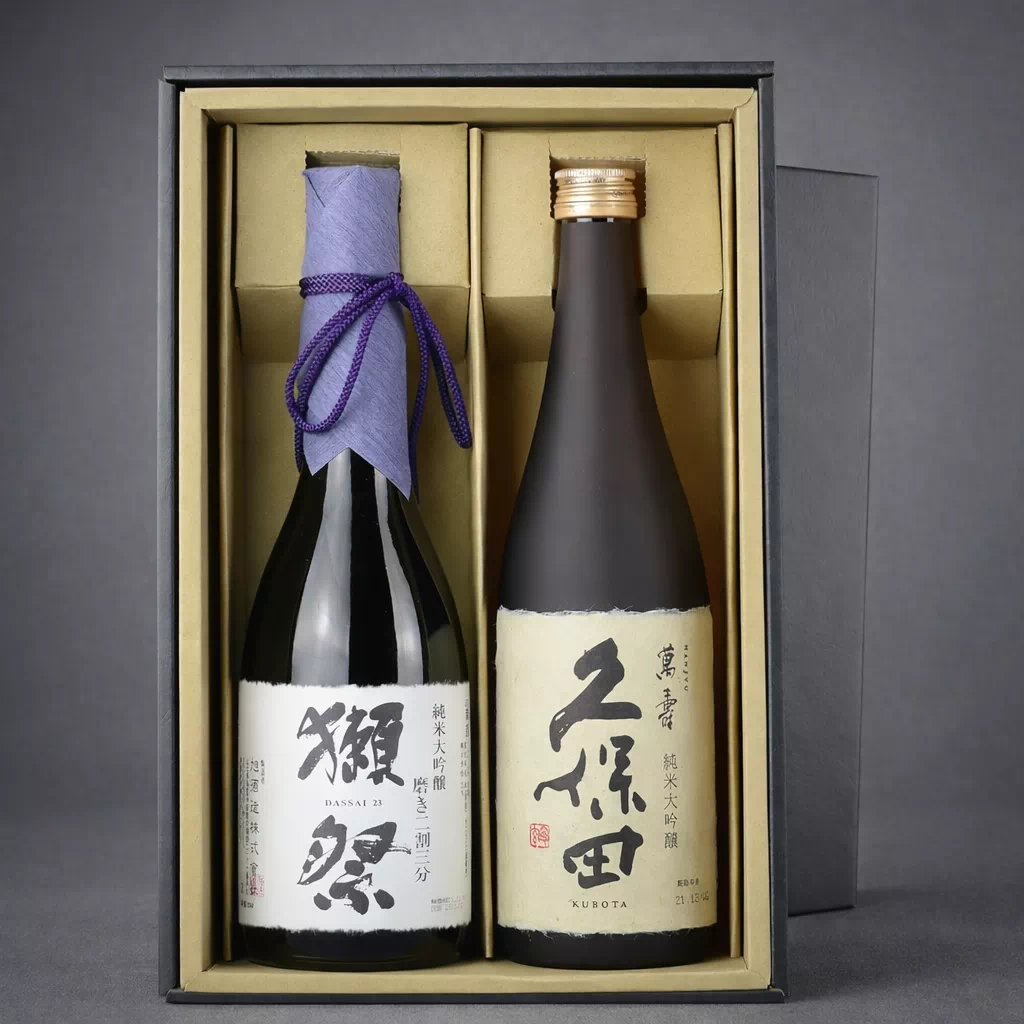 사케 입문자 추천 세트 닷사이23 720ml + 쿠보타 만쥬 720ml