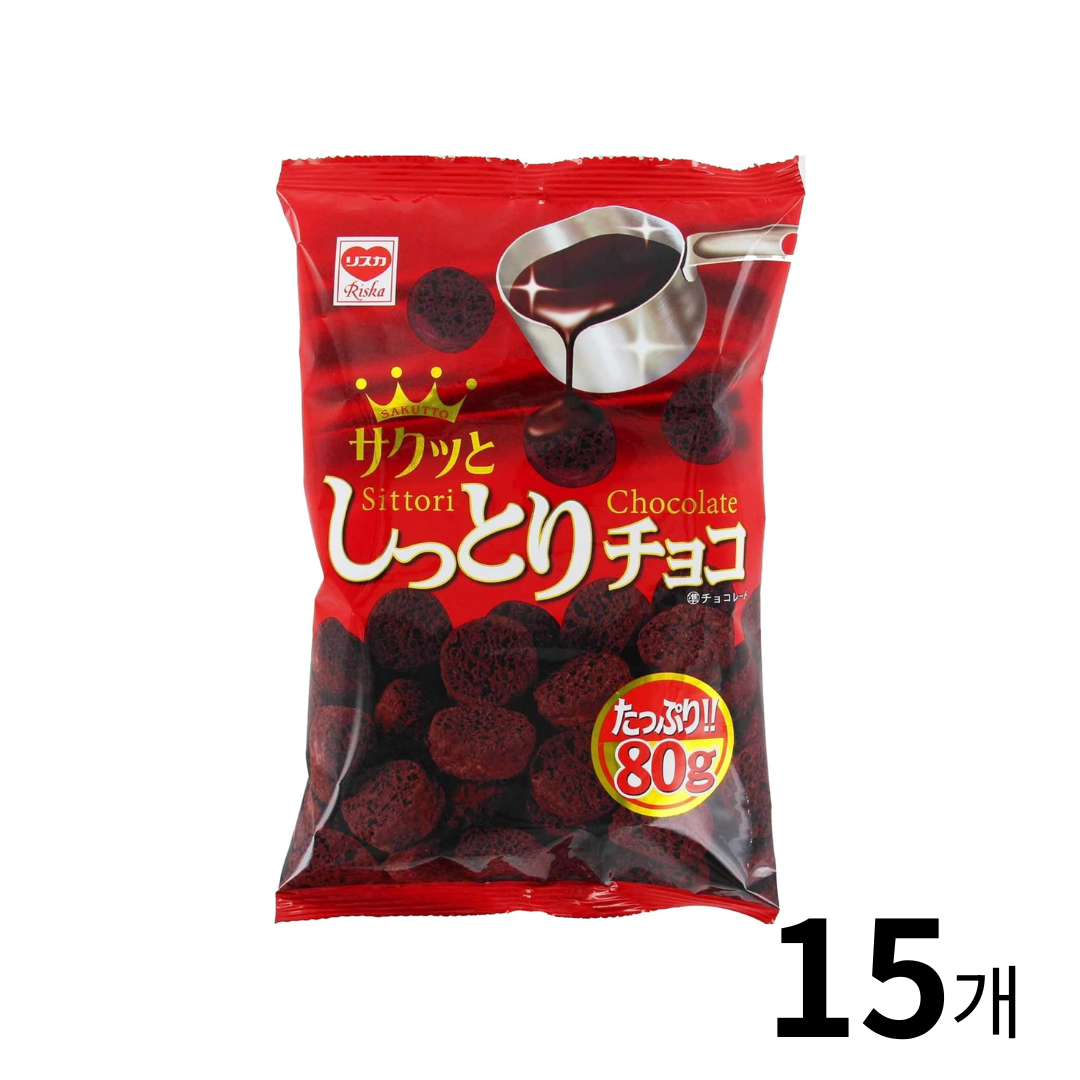 리스카 싯토리 초코 80g 15개 세트
