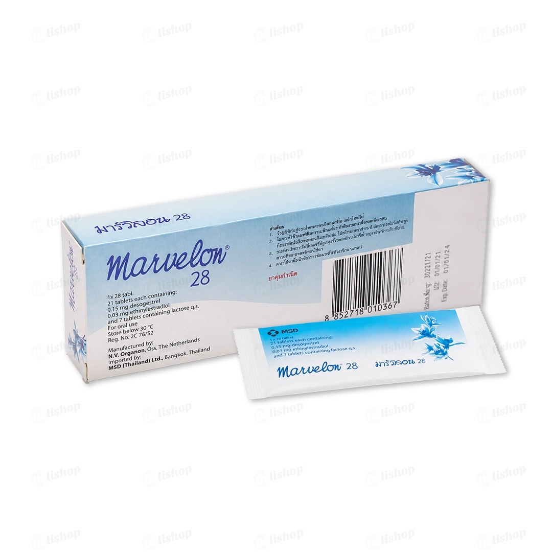 마벨론 28 (데소게스트렐 Desogestrel 0.15mg + 에티닐에스트라디올 Ethinyl Estradiol 0.03mg)
