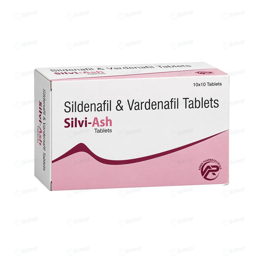 실비아쉬 120 (실데나필 Sildenafil 100mg + 바데나필 Vardenafil 20mg)
