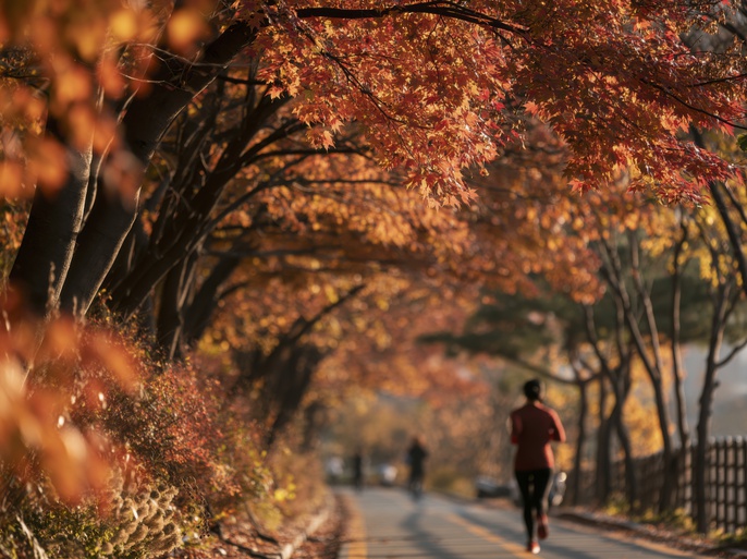 가을과 겨울 실내 생활과 호흡기 감염병 확산을 설명하는 이미지