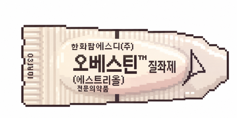 에스트리올 크림이 폐경 후 얇고 건조해진 질 점막에 국소적으로 작용하여 건조감·성교통·질과 요로 불편감을 완화하는 원리를 설명하는 이미지
